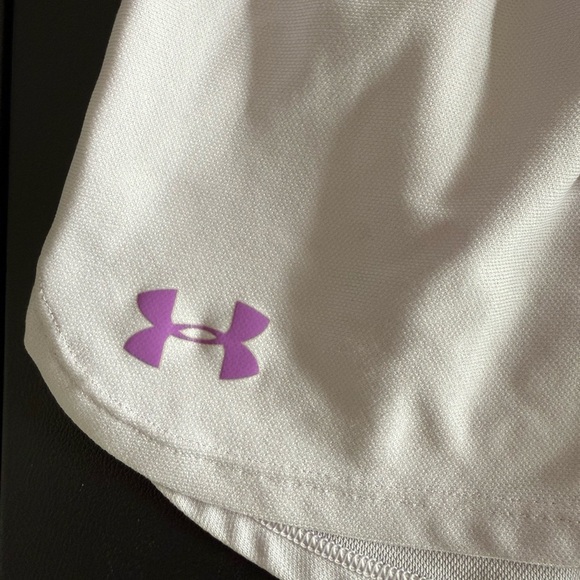 Under Armour Purple Athletic Shorts Lightweight Breathable - Picture 2 of 4